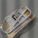 Jewelry Organizer Stand, Necklaces Holder with Wooden Tray and Drawer, Double Jewelry Display Rack Jewelry Storage Hooks for Bracelets, Earrings, Ring, Keys, Watches (White)