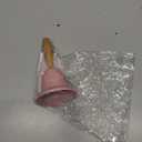 Pink Christmas Bell with Wood Handle, 4.72 Inch Metal Bell for Xmas Restaurant Customer Service Jinglebell for Home Christmas Decor