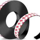 DTLHCNCT Magnetic Tape - 1" x 32ft Magnet Strip Tape Roll with Strong Adhesive Backing for Kitchen, Office, School Organization, Easy to Use and Multipurpose.(0.06" Thick)