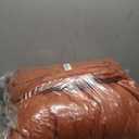 Andency Burnt Orange King Size Comforter, Boho Terracotta Soft Warm Bedding Comforter Sets for King Bed, 3 Pieces Rust Chevron Tufted Aesthetic Microfiber Lightweight Comforter Set (King (104"x90"))