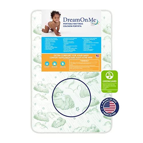 Dream On Me, 3" Foam Playard Mattress, White