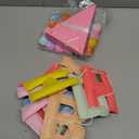 CANREVEL 3 PCS Felt Happy Birthday Banner, Pre-Strung 3D Pastel Happy Birthday Garland, Pom Pom Garland, Triangle Fabric Bunting, Reusable Rainbow Birthday Decorations for Girl Women, Macaron