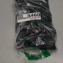 Airplane Foot Hammock, No Collapse Foot Rest for Plane Travel with Extended Adjustment Strap, Portable Desk Foot Hammock with Thickened Foam, Foot Sling Travel Essentials to Relax Your Feet (1 Pc Black)