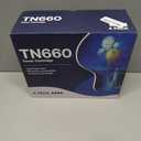 TN660 Toner Cartridge Replacement Compatible for Brother TN 660 TN-660 TN630 High Yield to use with HL-L2380DW HL-L2320D HL-L2340DW DCP-L2540DW MFC-L2700DW MFC-L2720DW Printer (Black, 4 Pack)