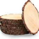 Set of 10 Large Wood Slices (11-13”) – Rustic Wooden Rounds for Wedding Centerpieces, Event Decor, and Table Centerpieces