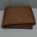 TAOCOCO Waterproof Recliner Chair Cover, Non Slip Oversized Recliner Covers for Recliner Chair with Pocket, Reclining Chair Cover Furniture Protector for Kids, Dogs(28'', Brown)