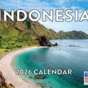 2 x Indonesia Calendar 2026 Monthly Wall Calender 12 Month Indonesian Gifts | American Made In The USA