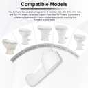 Foot Pedal Replacement for Dometic 300/310/320/321 RV Toilets, Compatible with Lippert Flow Max & Dometic RV Toilet Flush Pedal Repair Parts