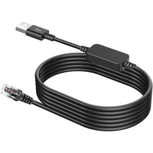 Radar Detector Cable, USB 2.0 to RJ11 Plug Cable, Replacement Power Cable of Radar Detector, used for Escort Max360 Passport 9500i Uniden R1 R3 R7 Radenso XP Beltronics and More Radar Detectors 3.3ft