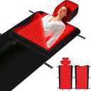 Largest 2980 LEDs Full Body Red Light Therapy Mat, 80.6"x35.7"