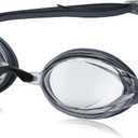 Speedo unisex-adult Swim Goggles Vanquisher 2.0 (Black)