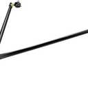 Bike Trailer Connector, Portable Folding Bicycle Trailer with Quick Release Clamps for Rear Carrier and Garden Cart (V-shape clamp)