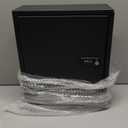 Uniclife 60 Position Slotted Key Cabinet with Combination Lock Resettable Black Digital Security Storage Box Steel Key Organizer with Slotted Racks White Key Tag Labels and Permanent Pen