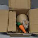 Rabbit Scratch Toy,Natural Sisal Rope Claws Scratcher Cardboard Pad Bunny Scratching Ball for Indoor Bunnies Kittens Chinchillas Small Animals Interactive Carrot and Solid Wood Scratcher Toys