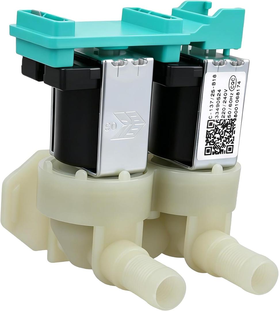 422244 Washing Machine Cold Water Inlet Valve, Compatible With Bosch Front-Load Washers, Replaces 00422244 AP3758492 PS3462925 WV2244, Inlet Valve Assembly