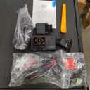 Kingslim D4 Dual Dash Cam with Built-in WiFi GPS, Front 4K/ 2.5K Rear 1080P for Cars , 3" IPS Touchscreen 170° FOV Dashboard Camera with Sony Starvis Sensor, Support 256GB Max