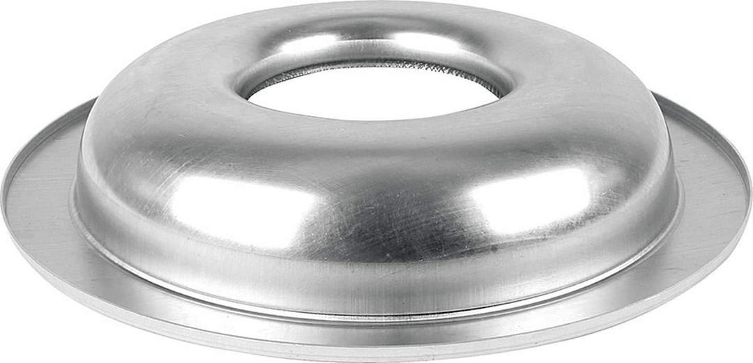 Allstar Performance Air Cleaner Base, 14 in Round, 5-1/8 in Carb Flange, Drop Base, Lightweight, Aluminum, Natural, Each