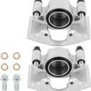 Front Disc Brake Caliper Assembly Calipers Set Fit For Dodge Ram 1500, for Chevrolet Astro Blazer, for GMC Yukon Safari C1500 C2500 K1500 K2500, for Cadillac DeVille, Replace 184299 184300