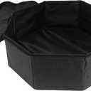 Jiawu Hat Box, Foldable Hat Storage Box, Stackable Bag with 2 Handles and Cardboard, Portable Hats Travel Case, Hats Carrier Container for Men, Women