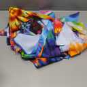 100 Pcs Dog Bandanas Bulk Pet Bibs Colorful Triangle Scarf Pet Bandanas for Medium Large Dogs Spring Summer Birthday Costume Decoration (Tie Dye)