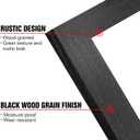 BAIJIALI 4x6 Picture Frame Distressed Farmhouse Wood Pattern Set of 4,Display 3.5x5 with Mat or 4x6 Without Mat,Multicolour