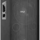 Pyle Portable Cabinet PA Speaker System - 1600 Watt Outdoor Stereo Sound Speakers w/ Dual 12" Woofers, 3.4" Piezo Tweeters, 5"x12" Super Horn Midrange, Crossover Network