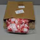 Newwiee 4 Pcs Christmas Bow Chair Back Covers Buffalo Plaid Bow Chair Cover Christmas Dining Seat Back Protector Slipcovers for Xmas Party Banquet Holiday Kitchen Decoration (White, Red)