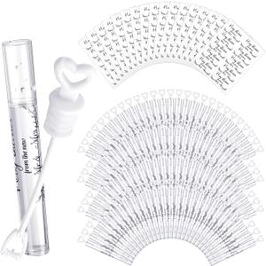 Kathfly 200 Pcs Mini White Heart Bubble Wand Party Favors with 200 Stickers Bulk Mini Bubbles for Wedding Send Off, Anniversaries, Celebrations, Birthday, Special Festival Gift for Couple, No Liquid