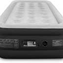 SoundAsleep Products Dream Series Luxury Air Mattress, ComfortCoil Technology, Built-in High Capacity Pump for Home, Camping- Double Height, Adjustable, Inflatable Blow Up, Portable (Twin XL Size)