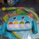 UMIKU Baby Gym Play Mat Baby Gifts Tummy Time Mat Activity Center, Dinosaur | Piano Music & Light Newborn Infant Gift For Babies 0 3 6 9 12 Months, Motor Skill & Sensory Development, Babies Essentials