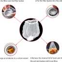 100PCS Kitchen Sink Beam Strainer Set 9x6cm White Disposable Kitchen Bathroom Sink Outlet Dishwashing Drain Outlet Anti Clogging Cleaning Floor Drain Screen