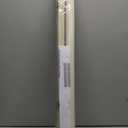 LazBlinds No Drill Zebra Blinds for Windows 30.5" W x 64" H, Cream