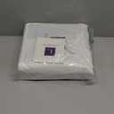 Lush Decor Coastal Chic Scalloped Edge Cotton Duvet Cover Set, 3 Piece Set, Full/Queen, Neutral & White - Queen Bedding Set - White Duvet Cover Queen - Coastal Decor