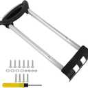 Luggage Telescopic Handle 20.08" Replacement G002# for 20 inch Suitcases with Screw