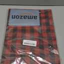 VGOODALL 100 Sheets Gift Wrapping Tissue Paper, 14 x 10 Inch Red Black Checkered Tissue Paper Bulk for Christmas DIY Crafts Art Birthday Wedding Party Decorations
