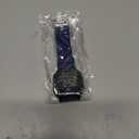 Mens Digital Watch for Men, Stainless Steel Square Watches, Mens Wrist Watches Waterproof Large Face Dual Time Date Watch (Black & Blue Strap)