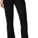 Amazon Essentials Women's High-Rise Straight Leg Jean (6 Long, Black)