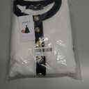 ZESICA Women's Fall Long Sleeve Bodycon Sweater Dress Crewneck Button Knit Color Block Party Mini Dresses (White, XL)