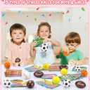 Ellinjan 30 Pack Valentine Cards for Kids Classroom with Sports Squeeze Balls Bulk, Fun Valentine Classroom Gifts, Valentine Exchange for Boys Girls School Class Game Prizes Fidget Toys Party Favors