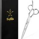 High-end Professional Extremely Very Sharp Barber Hair Cutting Scissors Hairdresser Shears For Hair 5 Inch Haircut Scissor Made Of Stainless Steel Alloy For Hairdressing Salon and Home Use