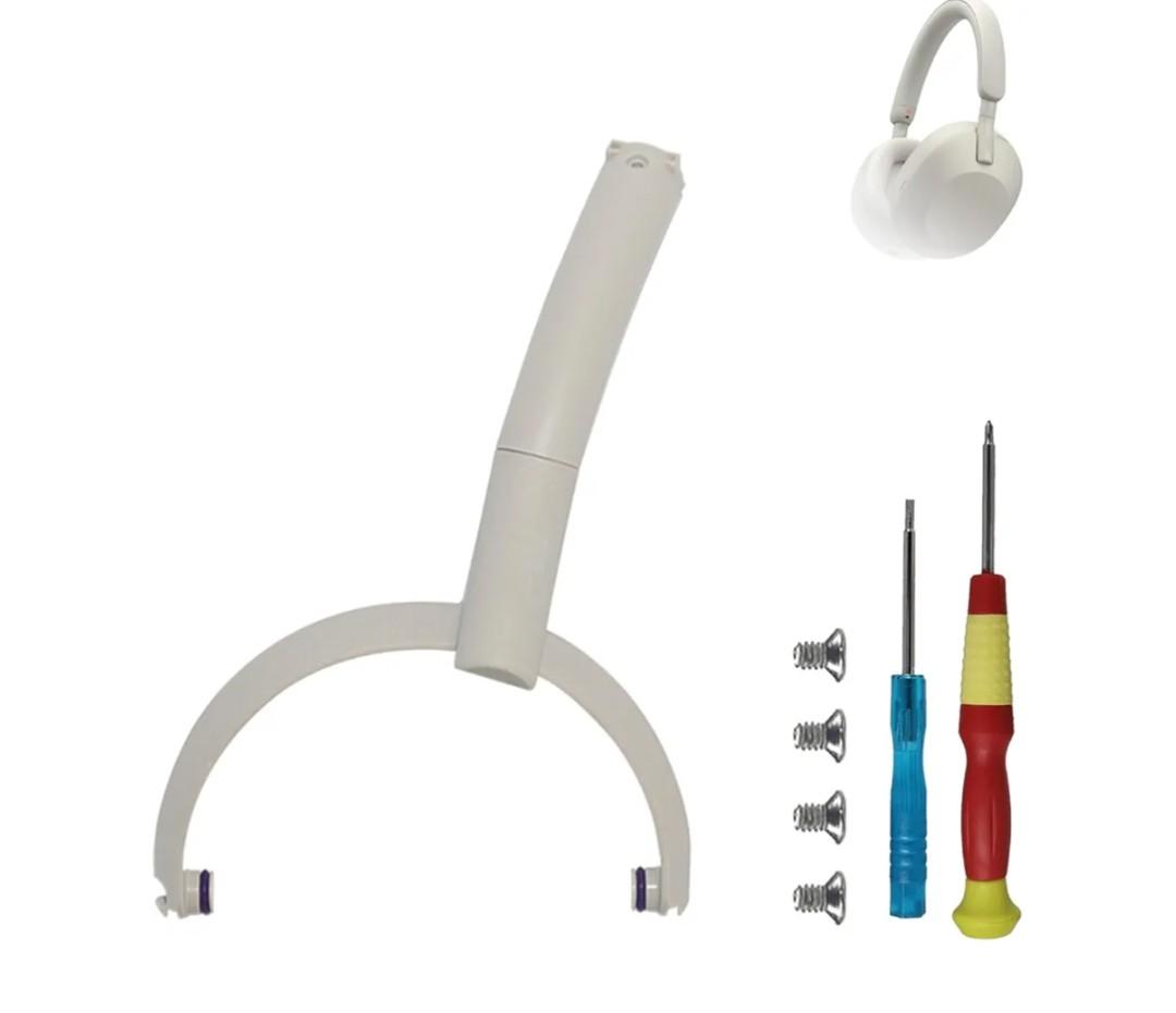 WH-1000XM5 Swivel Hinge Replacement Headband Hanger Bracket Parts Accessories Repair Kit for Sony WH-1000XM5 Headphone (Silver-Right)