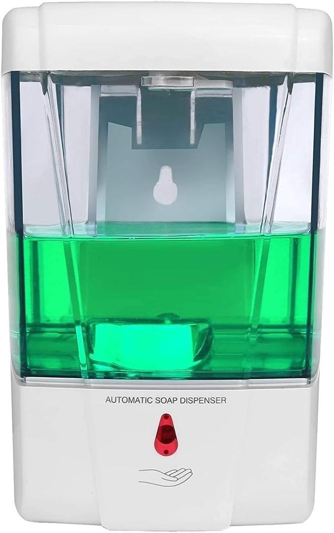 Soap Dispenser Induction Hand Sanitizer Automatic Hand Sanitizer Wall-Mounted Electric Hand Sanitizer (White)