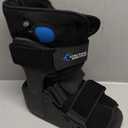 United Ortho USA14115 Short Air Cam Walker Fracture Boot, Medium, Black