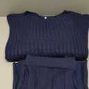 SENSERISE Fall Sweater Sets Skirt Sets Women 2 Piece Outfits Long Sleeve Top and Skirts Set Loungewear M