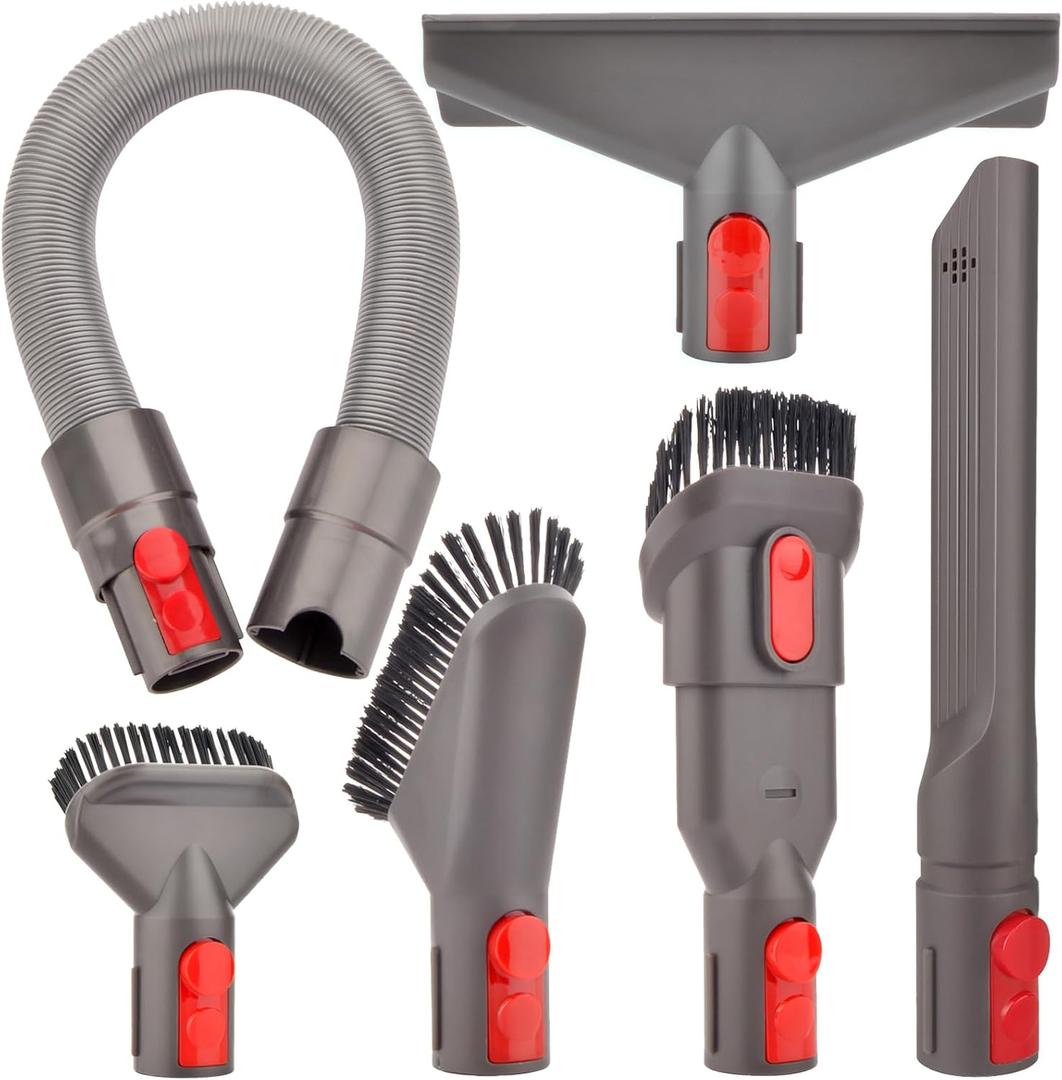 Attachment Kit for Dyson Gen 5 V15 V12 V11 V10 V7 V8 Absolute Detect Cyclone Fluffy Mattress Outsize Vacuum Cleaner Accessories Bundle Replacement Brush Tools