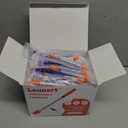 120 PACK U-100 Syringes, 30G 5/16" (8mm) 1ml/cc Disposable Syringe, Individual Wrapped, Lab Supplies