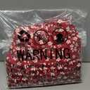 Women's Summer T-Shirt, Large, Red flowers.