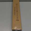 Ausemku Shower Curtain Rod Tension - 26-76 Inch Never Rust Non-Slip Spring Tension Curtain Rod No Drilling Stainless Steel Curtain Rod Use Bathroom KitchenSilver