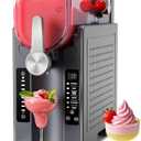 Slushie Machine No Ice Needed,Soft Serve Ice Cream Machine,Slushy Machine for Home with 6 Preset Programs, Quiet Operation, LED Display, Auto-Clean,Perfect for Milkshakes, Margarita Smoothie, Frappés