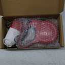 Fida Retractable Dog Leash with Dispenser and Poop Bags, 10 ft Pet Walking Leash for X-Small Dog or Cat up to 18 lbs, Anti-Slip Handle, Tangle Free, Reflective Nylon Tape (XS, Red)